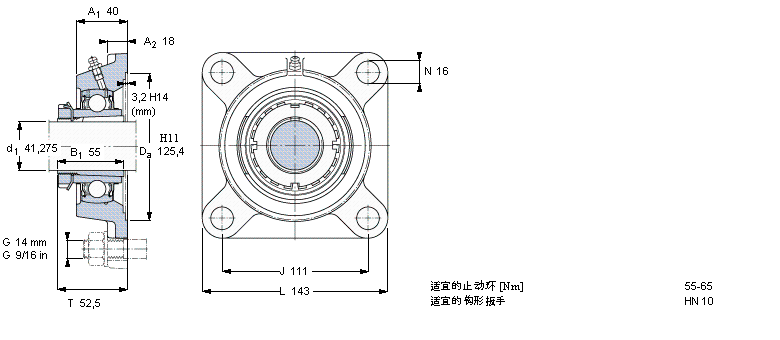 SKF FYJ50KF軸承