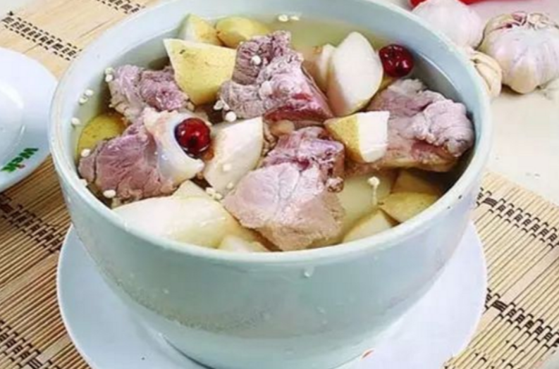 參麥雪梨瘦肉湯