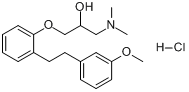 1-（二甲基氨基）-3-[2-[2-（3-甲氧基苯基）乙基]苯氧基]-2-丙醇鹽酸鹽