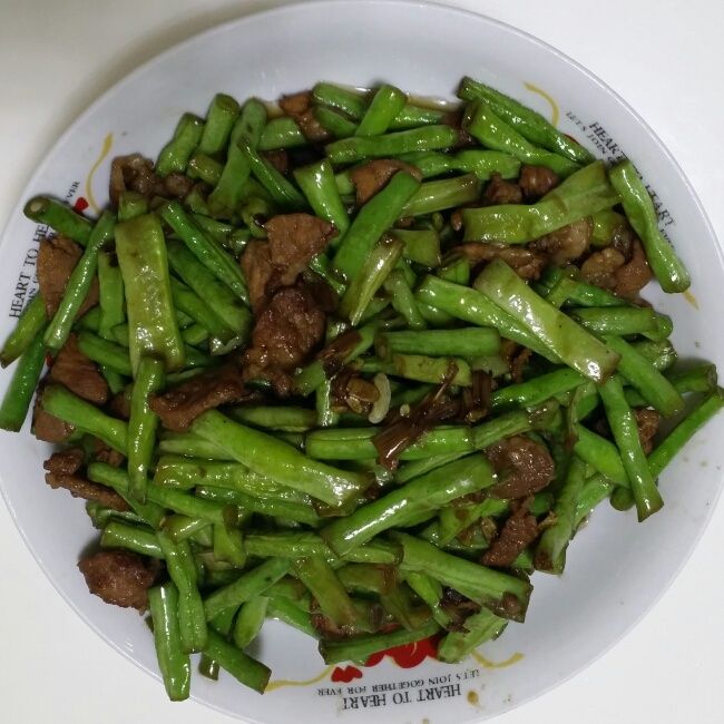 菜豆角炒肉