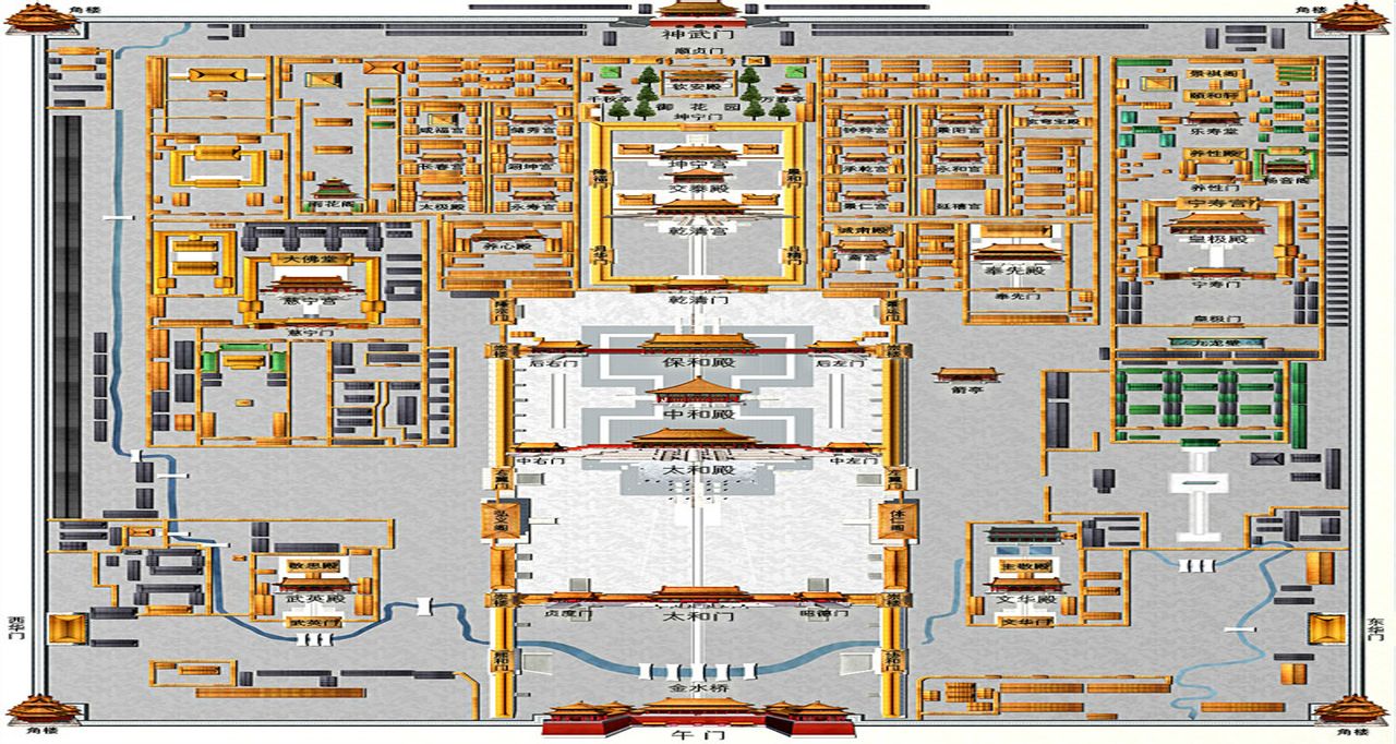 故宮平面圖