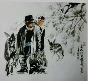 董元明民族人物作品