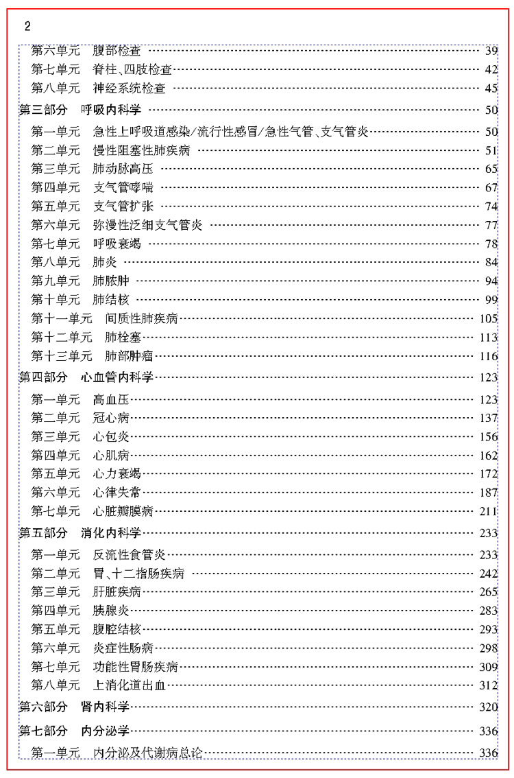 內科學（主治醫師)訓練題集及考試彙編