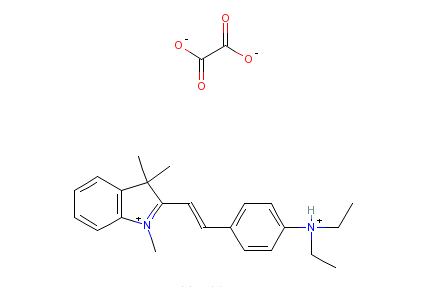 2-[2-[4-（二乙基氨基）苯基]乙烯基]-1,3,3-三甲基-3H-吲哚翁乙二酸鹽