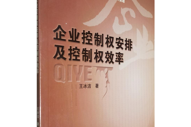 企業控制權安排及控制權效率