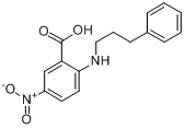 5-硝基-2-（3-苯丙胺）苯甲酸