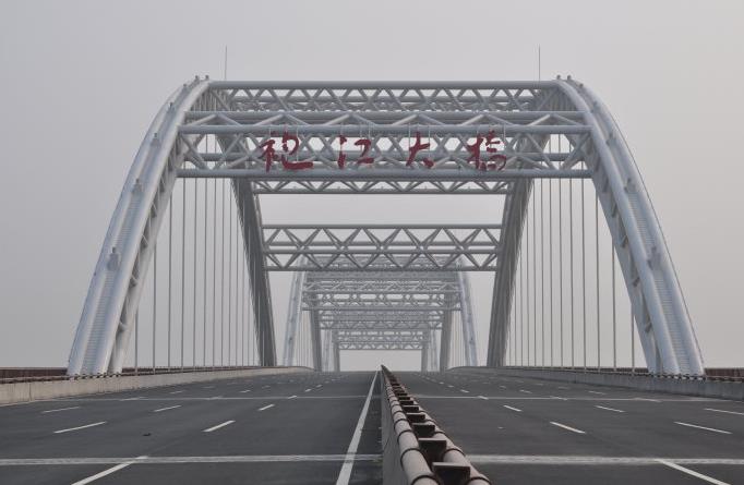 雙向八車道袍江大橋