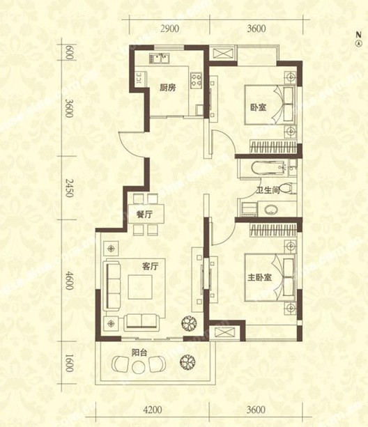 順義金寶城戶型圖