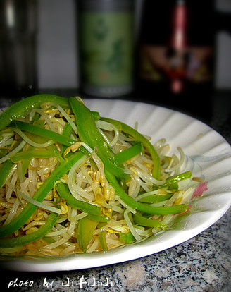 青椒綠豆芽