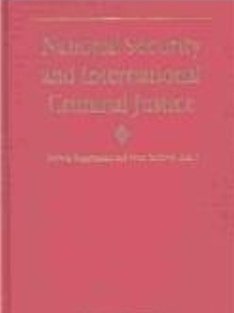 National Security and International Criminal Justice