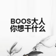 BOOS大人你想乾什麼