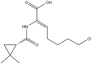 7-氯-2-[[[(1S)-2,2-二甲基環丙基]羰基]氨基]-2-庚烯酸