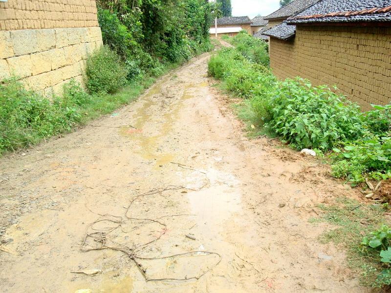 上雞冠寨村村內道路