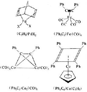 有代表性的幾個化合物的分子結構