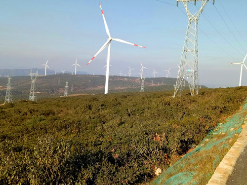 馬龍對門梁子風電