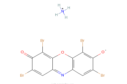 2,4,6,8-四溴-7-羥基-3H-吩惡嗪-3-酮銨鹽