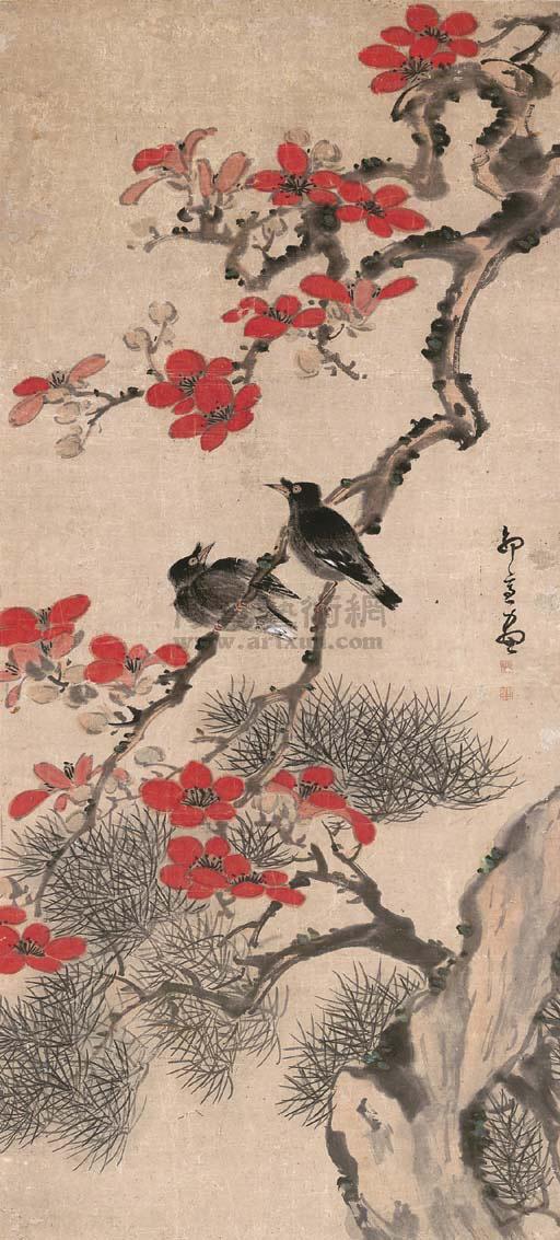 木棉雙鳥圖