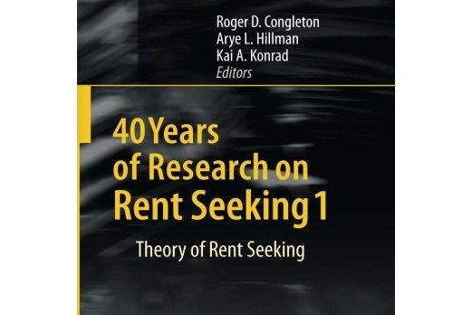 40 Years of Research on Rent Seeking 1