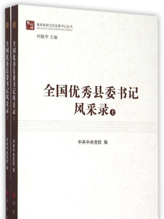 全國優秀縣委書記風采錄