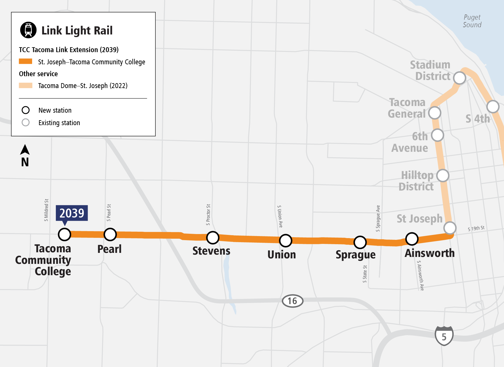 TCC Tacoma Link Extension