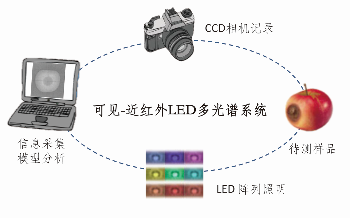 可見-近紅外LED多光譜系統