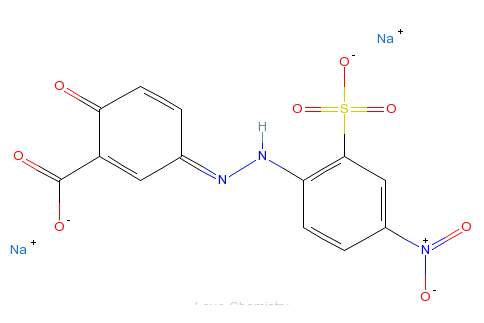 2-羥基-5-[（4-硝基-2-磺基苯基）偶氮]苯甲酸二鈉鹽