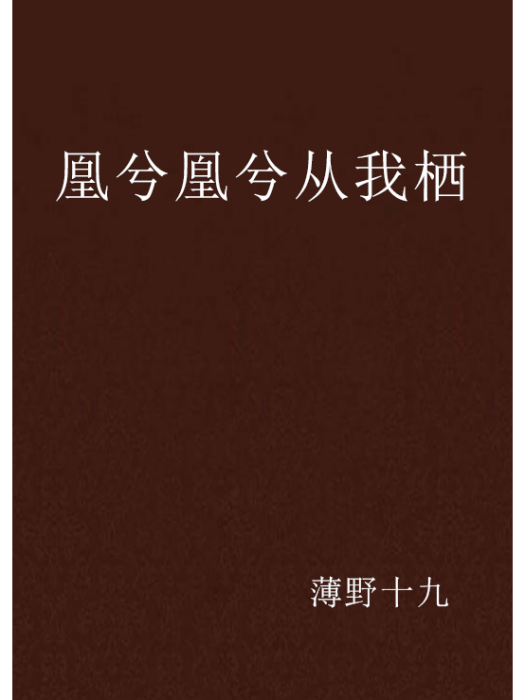 凰兮凰兮從我棲(薄野十九創作的網路小說)