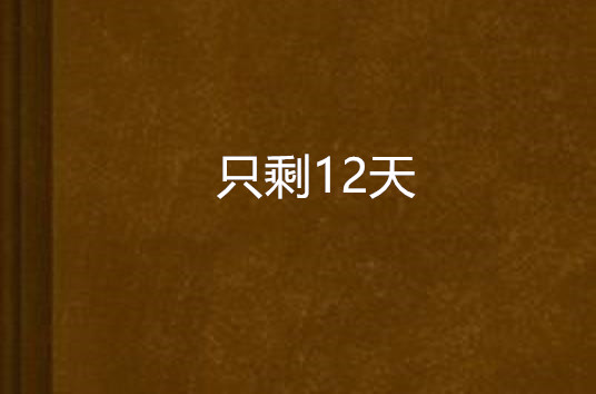 只剩12天