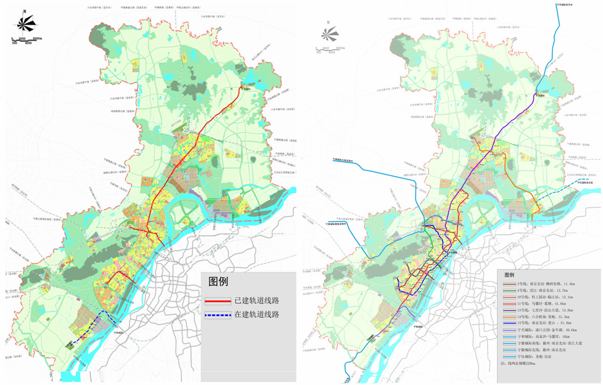 江北新區捷運現狀及規劃