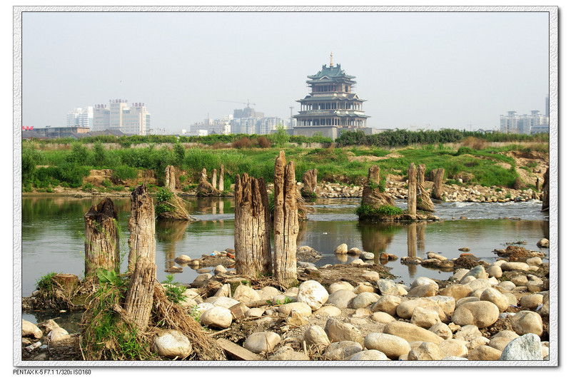 “鹹陽古渡”遺址