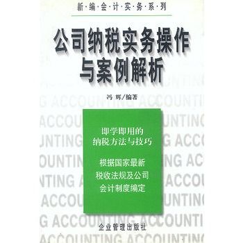 公司納稅實務操作與案例解析