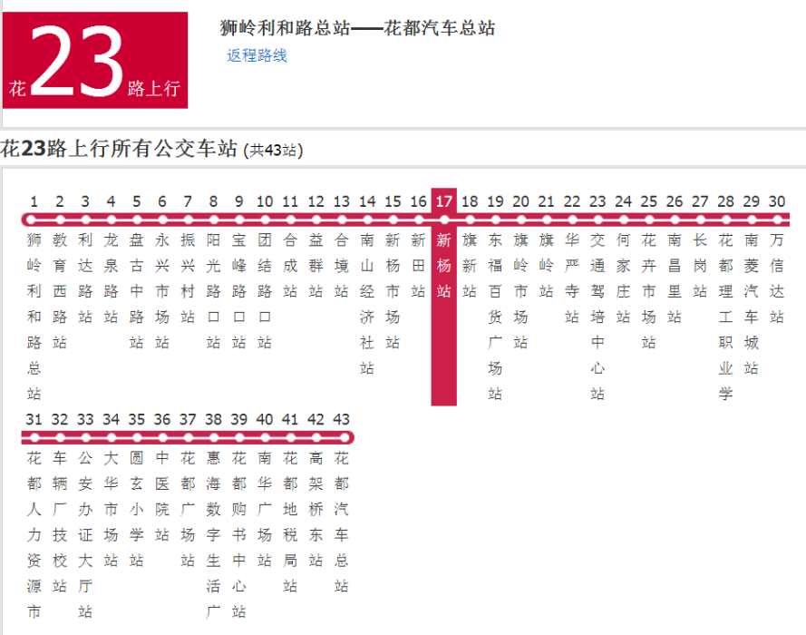 廣州公交花23路