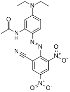 N-[2-[（2-氰基-4,6-二硝基苯）偶氮]-5-（二乙基氨）苯基]乙醯胺