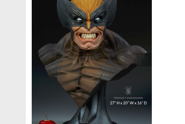 Sideshow 漫威 Wolverine/金剛狼 1:1胸像