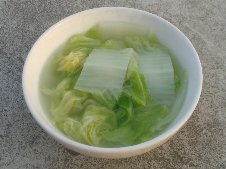 白菜姜蔥湯