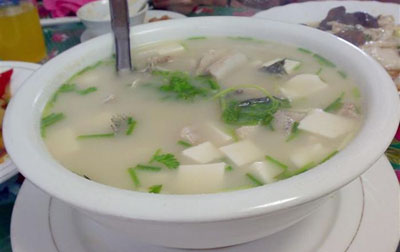 黑魚豆腐湯