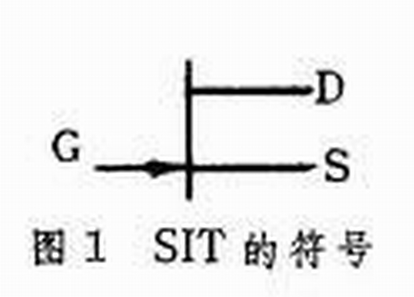 功率靜電感應電晶體的符號