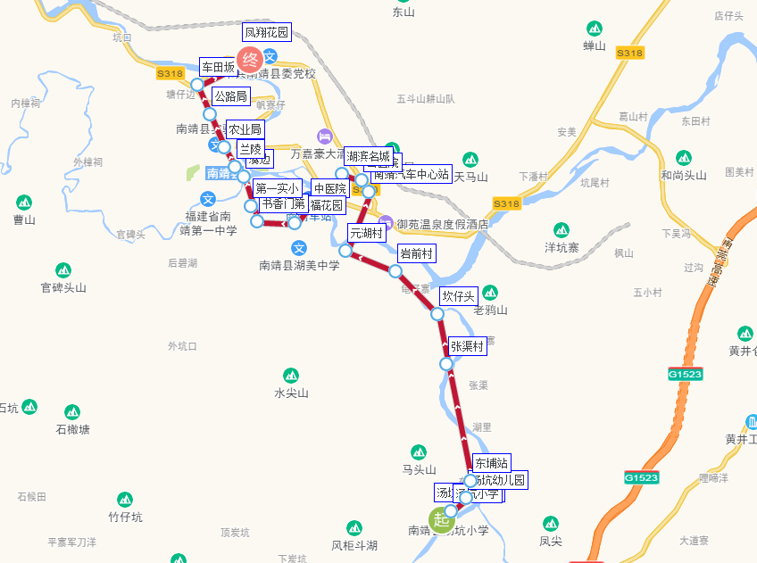 南靖公交3路