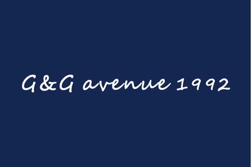 G&G AVENUE 1992