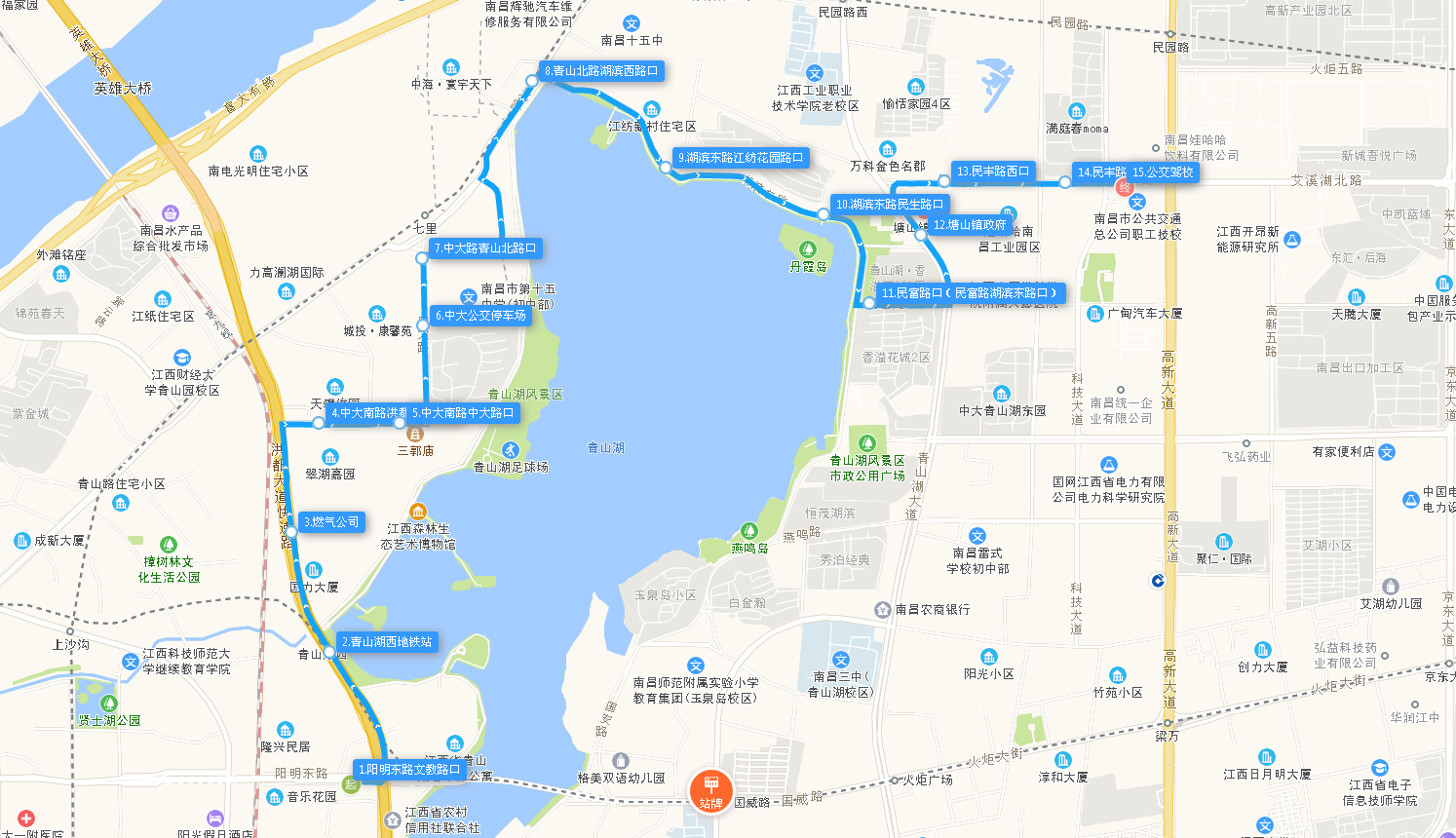 南昌公交889路