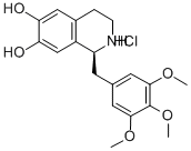 (S)-1,2,3,4-四氫-1-[（3,4,5-三甲氧基苯基）甲基]-6,7-異喹啉二醇鹽酸鹽