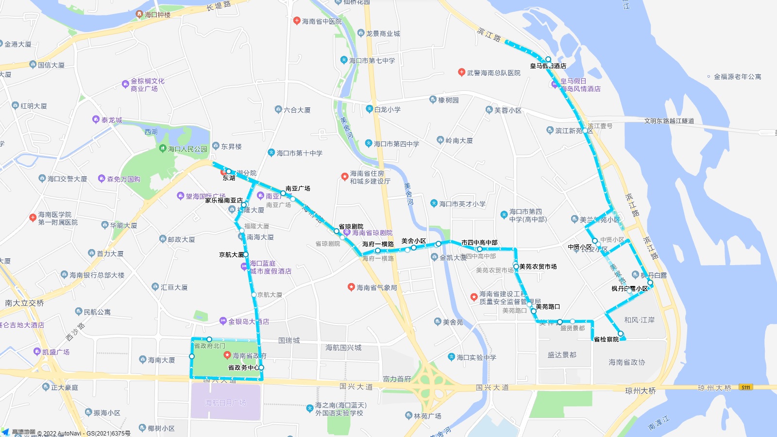 海口公交211路