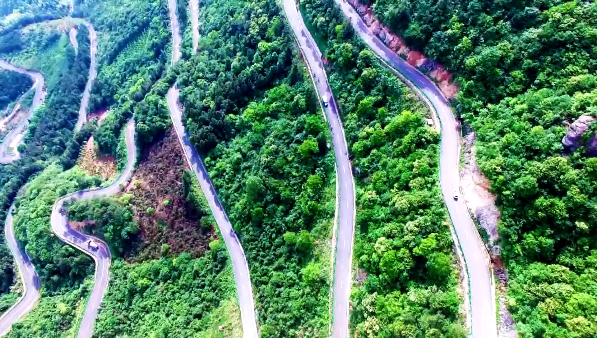 金華山的盤山公路