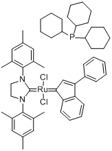 三環己基磷[3-苯基-1H吲哚-1-亞基][1,3-二（2,4,6-三甲苯）-4,5-二氫咪唑]釕(II)二氯化物