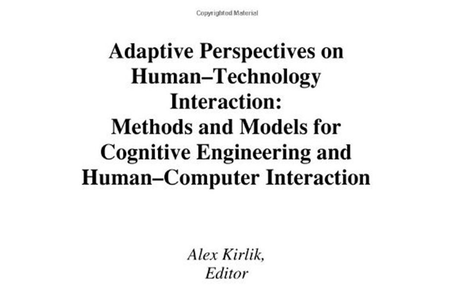 Adaptive Perspectives on Human-technology Interaction