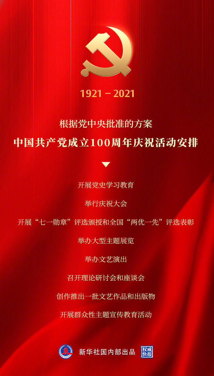 慶祝中國共產黨成立100周年(中國共產黨成立100周年慶祝活動)