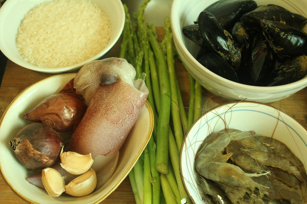 海鮮蘆筍燴飯