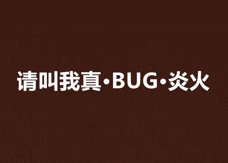 請叫我真·BUG·炎火