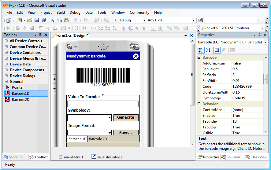 Barcode Professional for ASP.NET