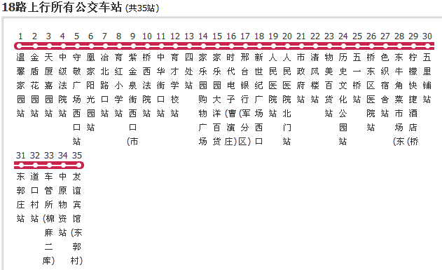 邢台公交18路